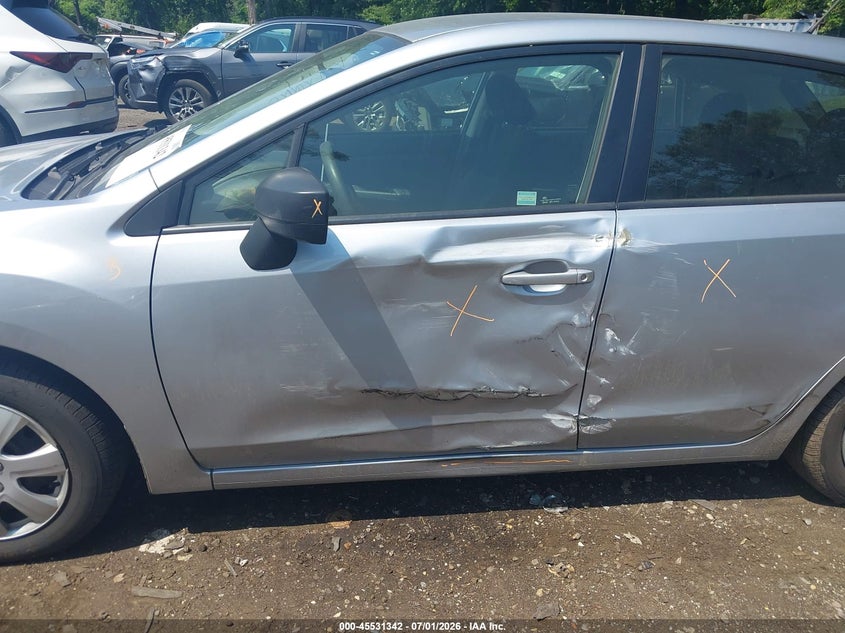 2016 Subaru Impreza VIN JF1GPAA61G8230022 IAAI salvage auction — LEFT SIDE, Salvage Title, sold $1,100 on 2026-07-28 (photo 6)