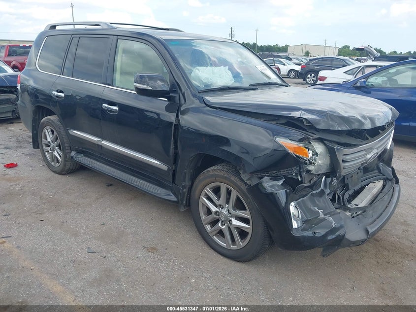 2013 Lexus Lx VIN JTJHY7AX6D4105749 IAAI salvage auction — FRONT END, Salvage (Texas), sold $12,100 on 2026-07-30 (photo 1)
