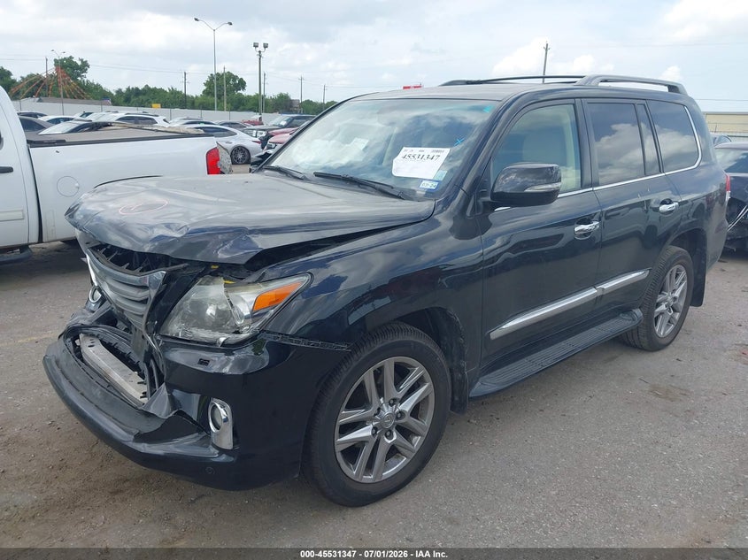 2013 Lexus Lx VIN JTJHY7AX6D4105749 IAAI salvage auction — FRONT END, Salvage (Texas), sold $12,100 on 2026-07-30 (photo 2)