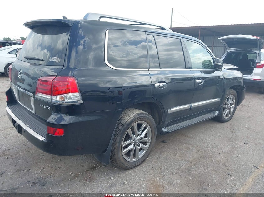 2013 Lexus Lx VIN JTJHY7AX6D4105749 IAAI salvage auction — FRONT END, Salvage (Texas), sold $12,100 on 2026-07-30 (photo 4)