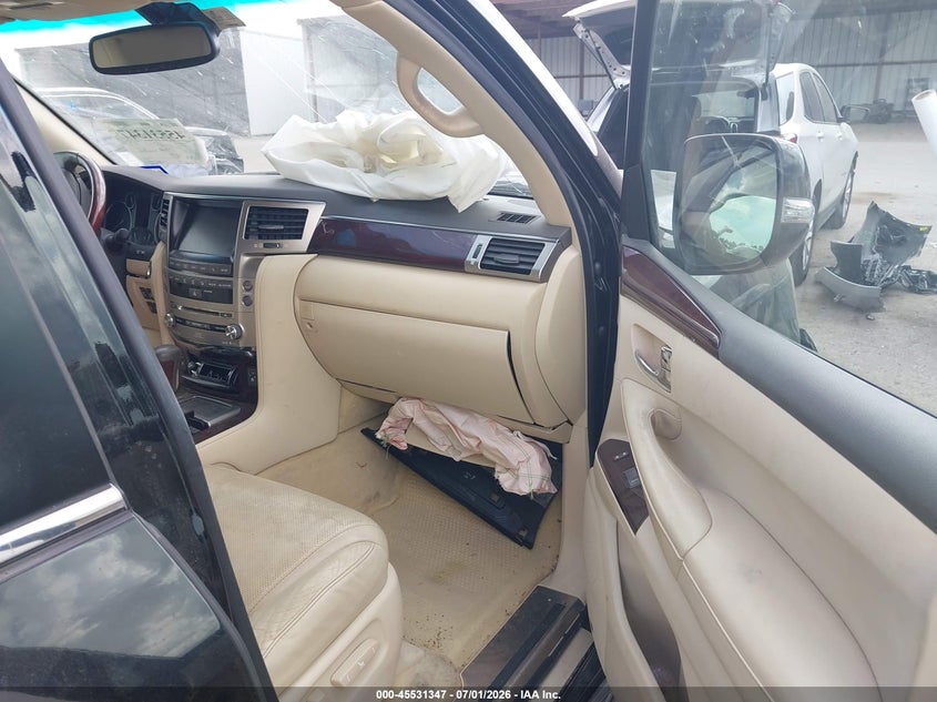 2013 Lexus Lx VIN JTJHY7AX6D4105749 IAAI salvage auction — FRONT END, Salvage (Texas), sold $12,100 on 2026-07-30 (photo 5)