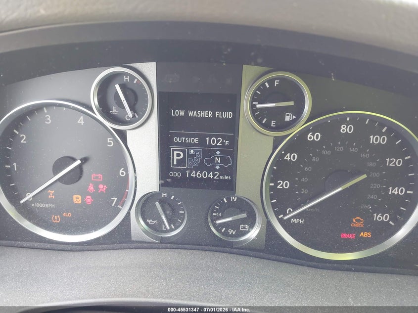 2013 Lexus Lx VIN JTJHY7AX6D4105749 IAAI salvage auction — FRONT END, Salvage (Texas), sold $12,100 on 2026-07-30 (photo 7)