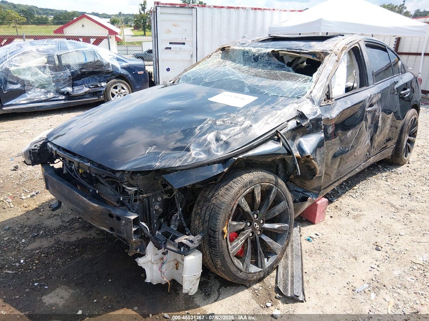 2017 Infiniti Q50 VIN JN1EV7AR1HM839739 IAAI salvage auction — ROLLOVER, Salvage Title, sold $400 on 2026-10-08 (photo 6)