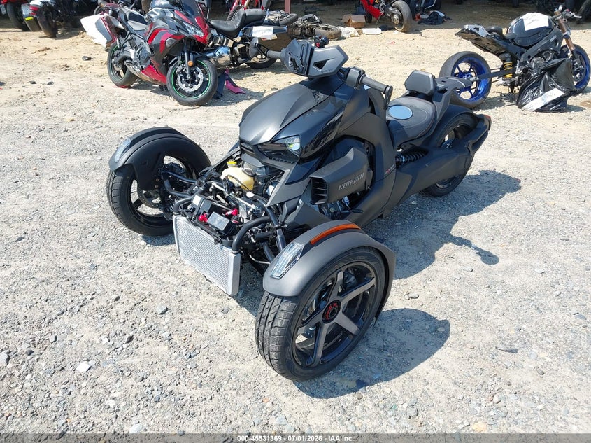 2026 Can-am/ brp Ryker VIN 3JB2JEG40TJ000209 IAAI salvage auction — FRONT END, Salvage Title, sold $2,550 on 2026-09-05 (photo 2)