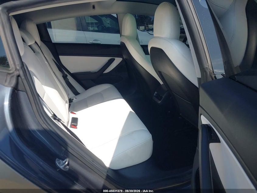 2020 Tesla Model 3 VIN 5YJ3E1EA9LF615643 IAAI salvage auction — LEFT REAR, Salvage (California), sold $8,550 on 2026-07-29 (photo 8)