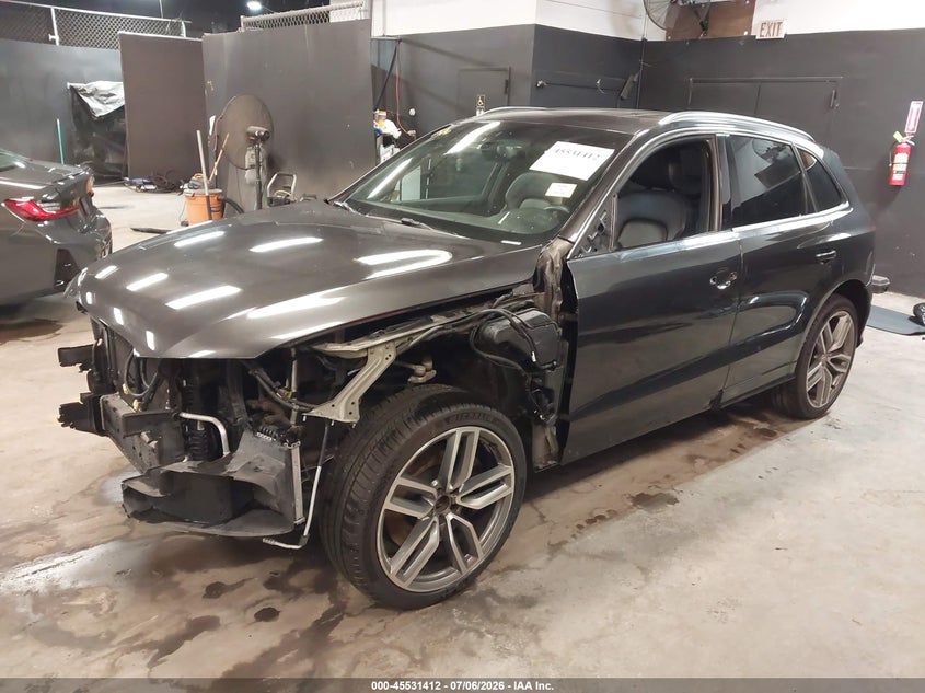 2014 Audi Sq5 VIN WA1CGAFP7EA068620 IAAI salvage auction — FRONT END, Mv-907A (New York), sold $3,625 on 2026-07-28 (photo 2)