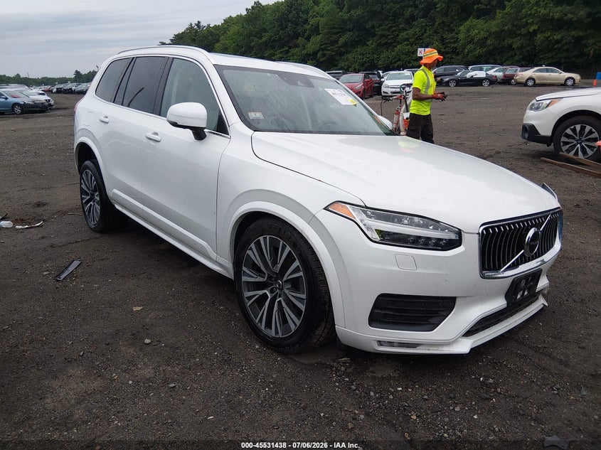 2020 Volvo Xc90 VIN YV4A221K5L1595160 IAAI salvage auction — SIDE, Salvage (Massachusetts), sold $6,800 on 2026-08-08 (photo 1)