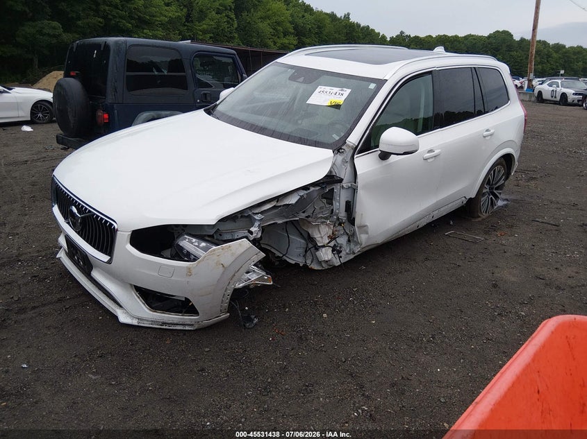 2020 Volvo Xc90 VIN YV4A221K5L1595160 IAAI salvage auction — SIDE, Salvage (Massachusetts), sold $6,800 on 2026-08-08 (photo 2)