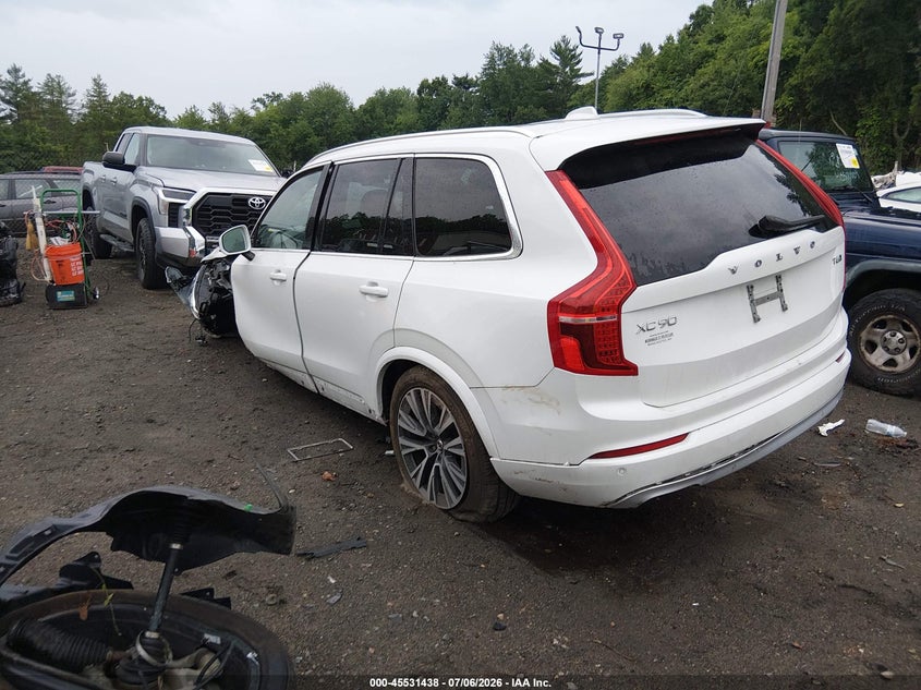 2020 Volvo Xc90 VIN YV4A221K5L1595160 IAAI salvage auction — SIDE, Salvage (Massachusetts), sold $6,800 on 2026-08-08 (photo 3)