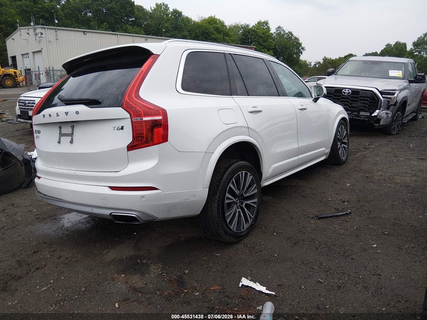 2020 Volvo Xc90 VIN YV4A221K5L1595160 IAAI salvage auction — SIDE, Salvage (Massachusetts), sold $6,800 on 2026-08-08 (photo 4)
