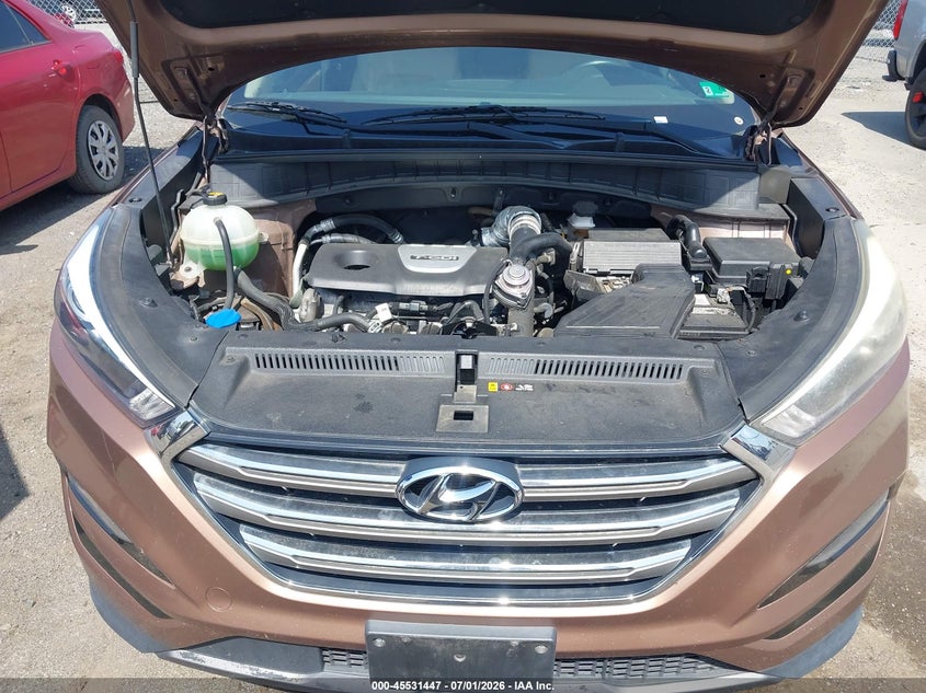 2016 Hyundai Tucson VIN KM8J3CA2XGU110582 IAAI salvage auction — NORMAL WEAR, Clear (Virginia), sold $4,600 on 2026-07-07 (photo 6)
