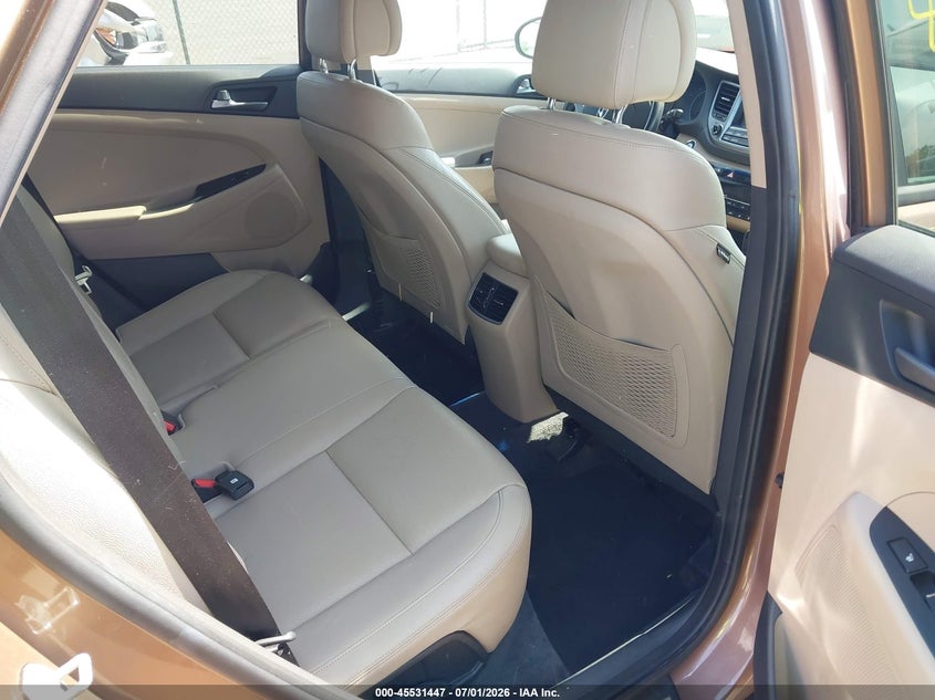 2016 Hyundai Tucson VIN KM8J3CA2XGU110582 IAAI salvage auction — NORMAL WEAR, Clear (Virginia), sold $4,600 on 2026-07-07 (photo 8)