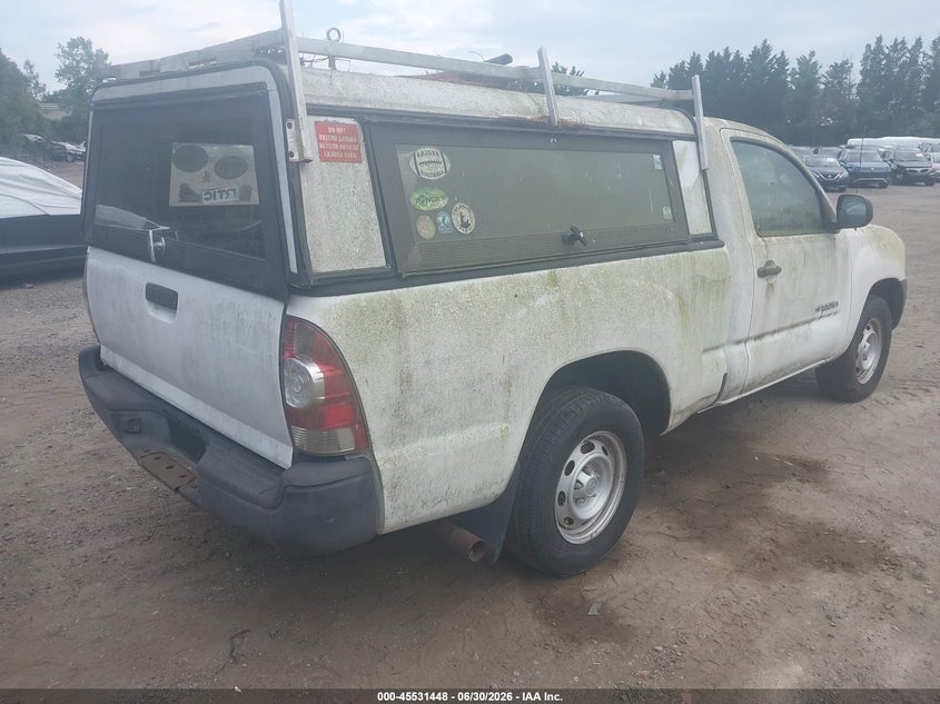 2010 Toyota Tacoma VIN 5TENX4CN9AZ724173 IAAI salvage auction — NORMAL WEAR, Clear (Massachusetts), sold $1,850 on 2026-07-21 (photo 4)