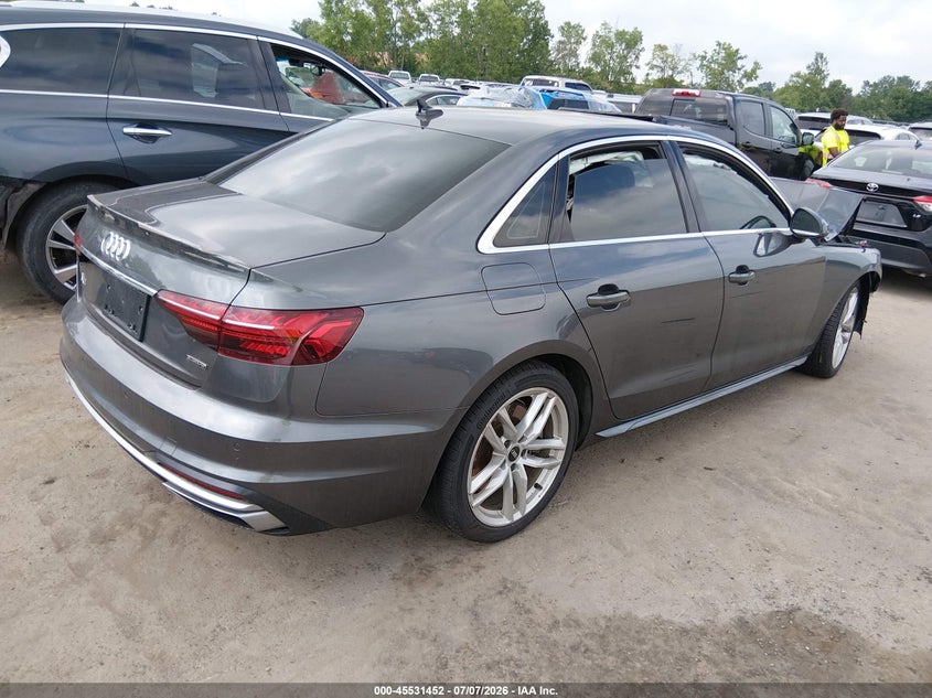 2023 Audi A4 VIN WAUEAAF41PN017287 IAAI salvage auction — FRONT END, Salvage (Ohio), sold $3,250 on 2026-07-26 (photo 4)