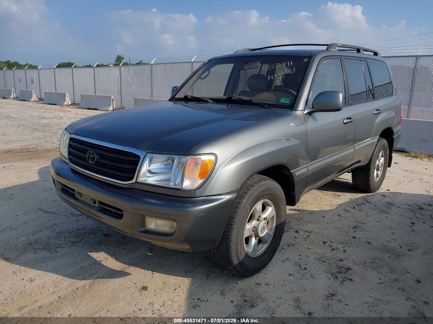 1999 Toyota Land cruiser VIN JT3HT05J0X0055574 IAAI salvage auction — NORMAL WEAR, Clear (Virginia), sold $3,400 on 2026-07-08 (photo 2)
