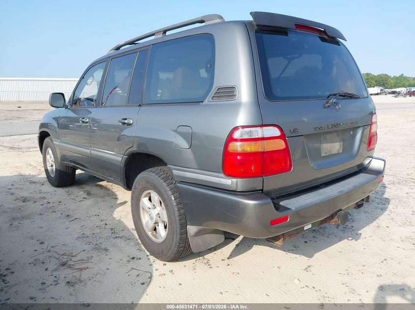 1999 Toyota Land cruiser VIN JT3HT05J0X0055574 IAAI salvage auction — NORMAL WEAR, Clear (Virginia), sold $3,400 on 2026-07-08 (photo 3)