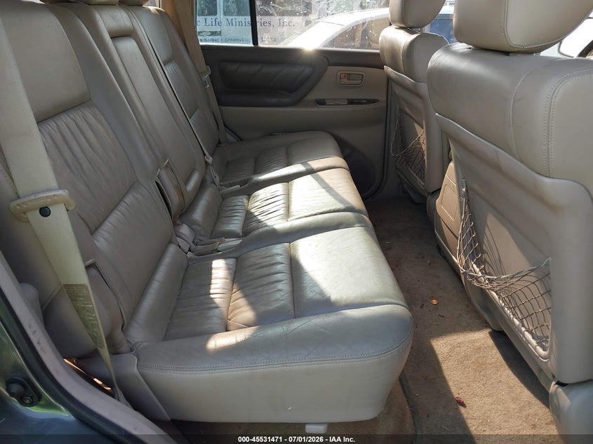 1999 Toyota Land cruiser VIN JT3HT05J0X0055574 IAAI salvage auction — NORMAL WEAR, Clear (Virginia), sold $3,400 on 2026-07-08 (photo 8)