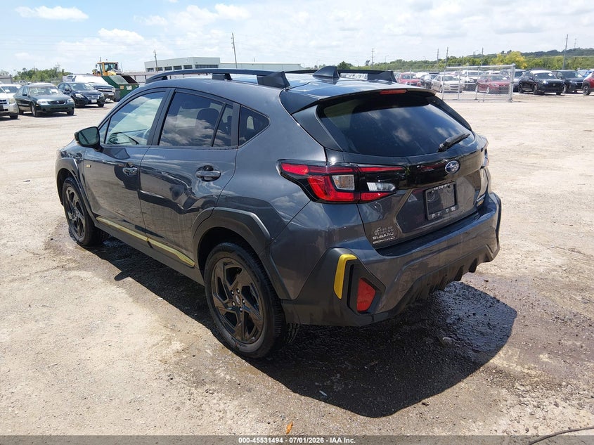 2025 Subaru VIN 4S4GUHF62S3753961 IAAI salvage auction — HAIL, Salvage (Oklahoma), sold $12,300 on 2026-07-28 (photo 3)
