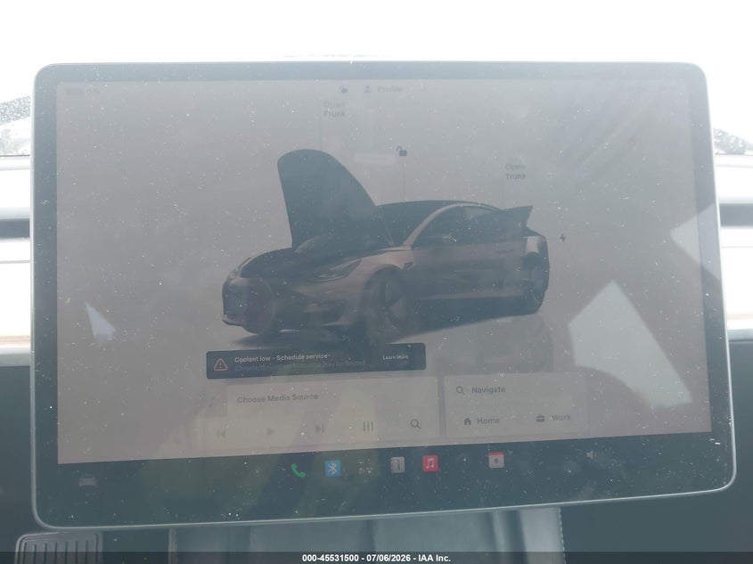 2023 Tesla Model 3 VIN 5YJ3E1EA4PF684455 IAAI salvage auction — FRONT & REAR, Salvage (Connecticut), sold $3,600 on 2026-08-28 (photo 7)