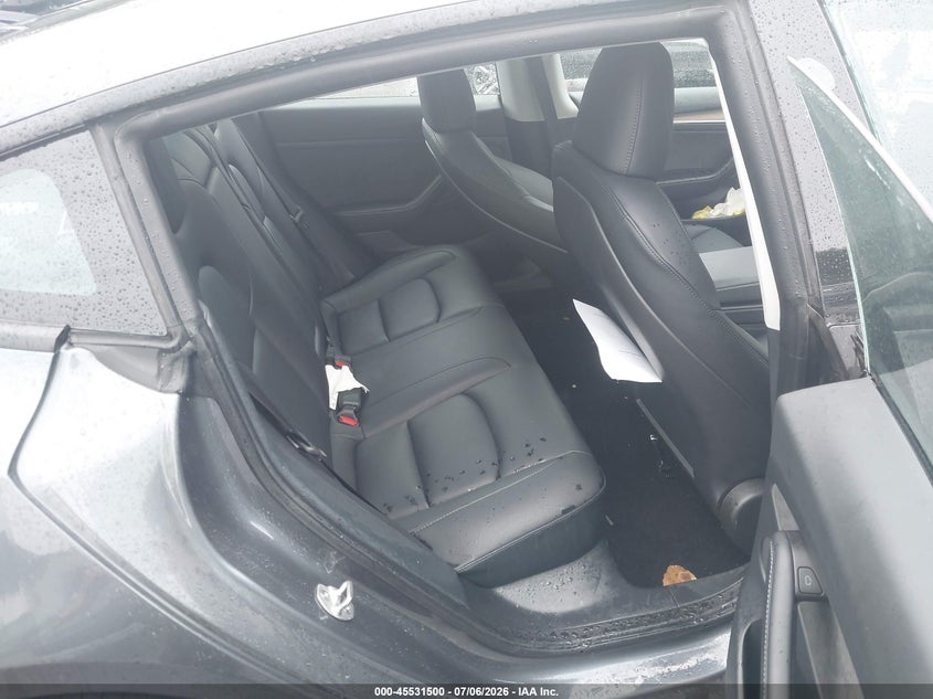 2023 Tesla Model 3 VIN 5YJ3E1EA4PF684455 IAAI salvage auction — FRONT & REAR, Salvage (Connecticut), sold $3,600 on 2026-08-28 (photo 8)