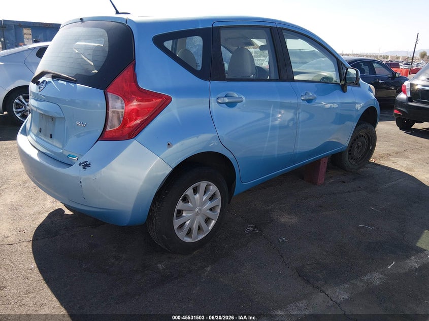 2014 Nissan Versa VIN 3N1CE2CP5EL432597 IAAI salvage auction — NORMAL WEAR, Salvage Title, sold $200 on 2026-07-24 (photo 4)
