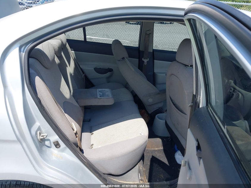 2008 Hyundai Accent VIN KMHCN46C68U235445 IAAI salvage auction — NORMAL WEAR, Clear (Alabama), sold $25 on 2026-07-23 (photo 8)