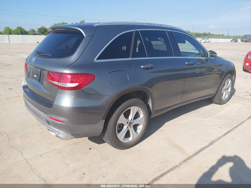 2018 Mercedes-benz Glc VIN WDC0G4JB2JV022468 IAAI salvage auction — NORMAL WEAR, Original (Texas), sold $5,450 on 2026-07-10 (photo 4)