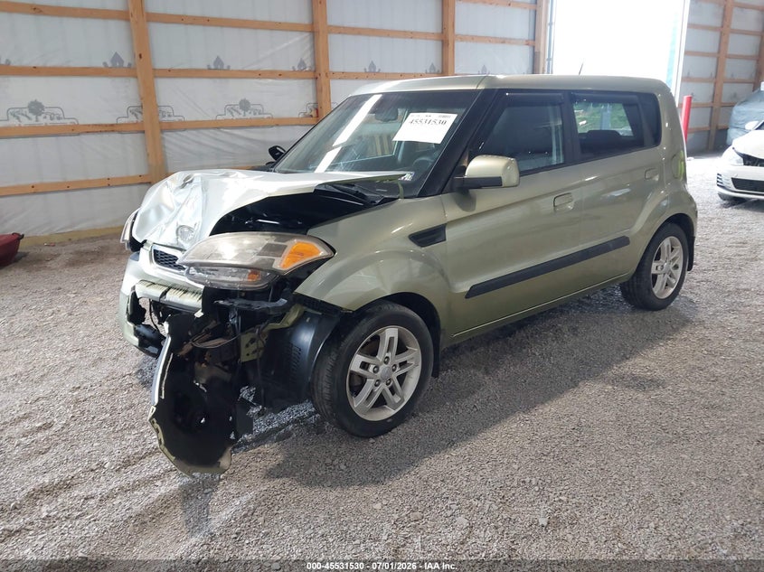 2010 Kia Soul VIN KNDJT2A27A7170677 IAAI salvage auction — FRONT END, Salvage (Pennsylvania), sold $150 on 2026-07-29 (photo 2)