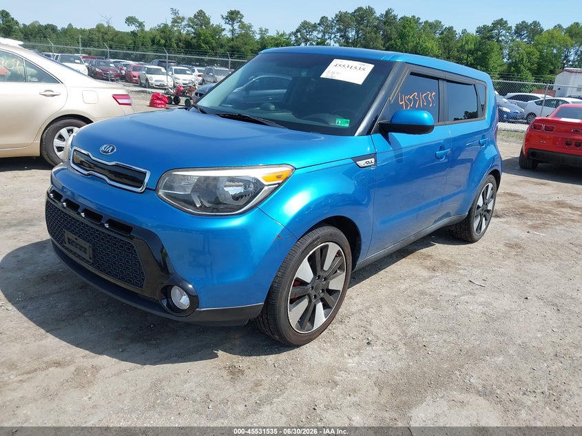 2016 Kia Soul VIN KNDJP3A54G7355492 IAAI salvage auction — NORMAL WEAR, Clear (Virginia), sold $1,775 on 2026-07-10 (photo 2)
