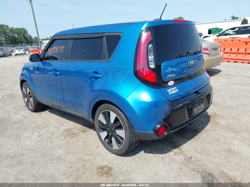 2016 Kia Soul VIN KNDJP3A54G7355492 IAAI salvage auction — NORMAL WEAR, Clear (Virginia), sold $1,775 on 2026-07-10 (photo 3)