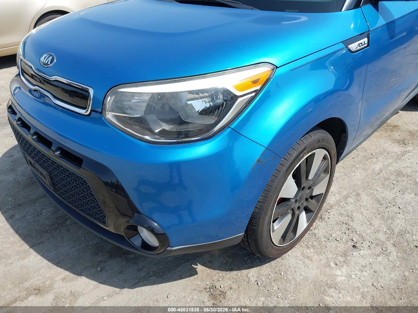 2016 Kia Soul VIN KNDJP3A54G7355492 IAAI salvage auction — NORMAL WEAR, Clear (Virginia), sold $1,775 on 2026-07-10 (photo 6)