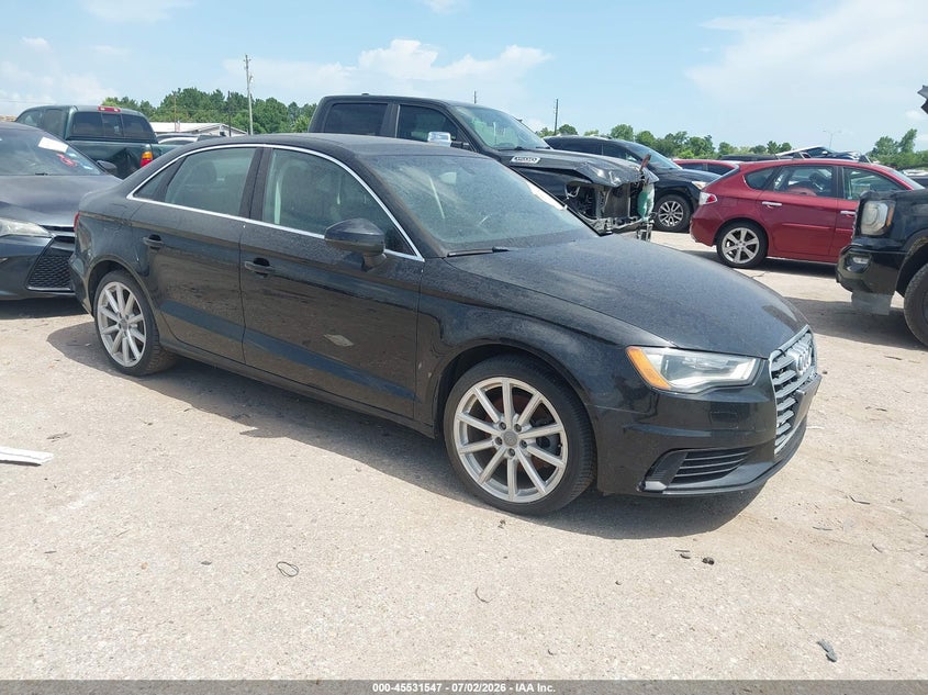 2015 Audi A3 VIN WAUEFGFF2F1001191 IAAI salvage auction — NORMAL WEAR, Original (Texas), sold $325 on 2026-07-19 (photo 1)