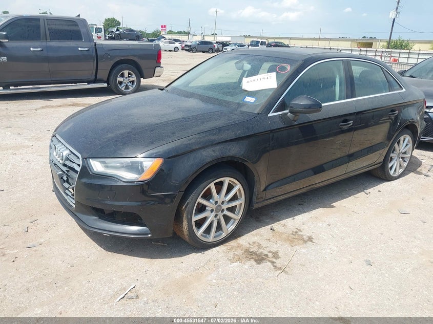 2015 Audi A3 VIN WAUEFGFF2F1001191 IAAI salvage auction — NORMAL WEAR, Original (Texas), sold $325 on 2026-07-19 (photo 2)