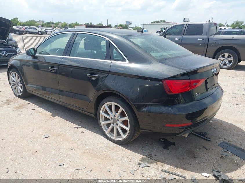 2015 Audi A3 VIN WAUEFGFF2F1001191 IAAI salvage auction — NORMAL WEAR, Original (Texas), sold $325 on 2026-07-19 (photo 3)