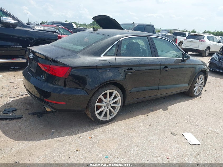 2015 Audi A3 VIN WAUEFGFF2F1001191 IAAI salvage auction — NORMAL WEAR, Original (Texas), sold $325 on 2026-07-19 (photo 4)