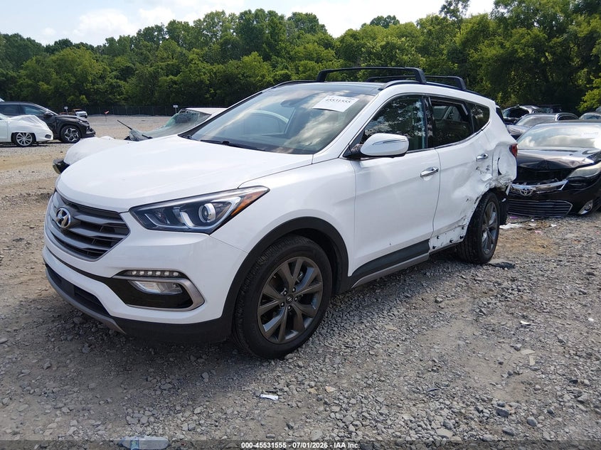 2017 Hyundai VIN 5XYZW4LA6HG488166 IAAI salvage auction — REAR END, Salvage (Tennessee), sold $4,350 on 2026-07-23 (photo 2)
