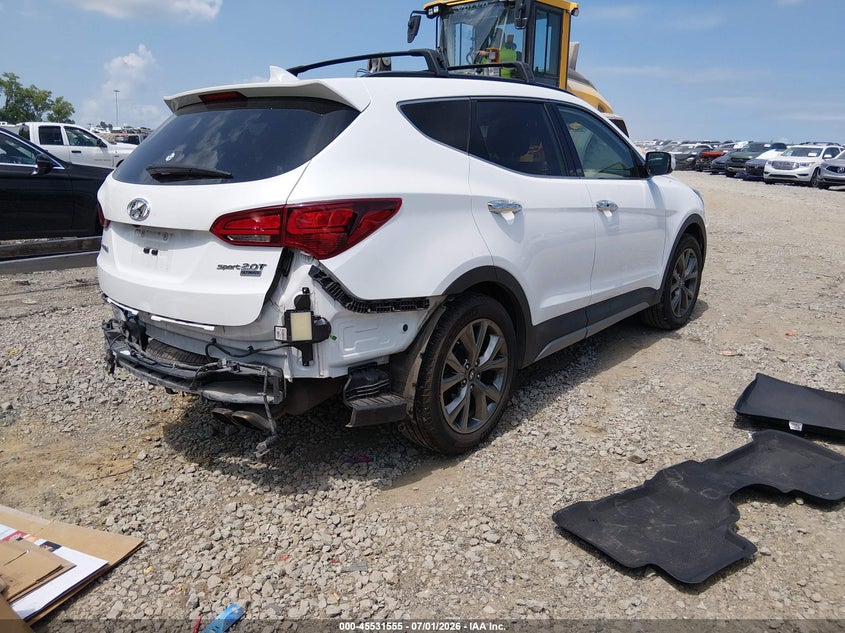 2017 Hyundai VIN 5XYZW4LA6HG488166 IAAI salvage auction — REAR END, Salvage (Tennessee), sold $4,350 on 2026-07-23 (photo 4)