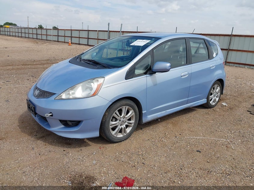 2009 Honda Fit VIN JHMGE88409S051844 IAAI salvage auction — SIDE, Salvage (Texas), sold $1,000 on 2026-08-02 (photo 2)