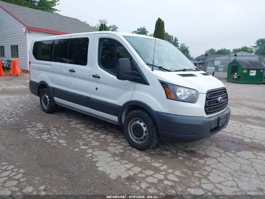 2017 Ford Transit 150 VIN 1FMZK1ZM8HKB26650 IAAI salvage auction — NORMAL WEAR, SF97 (Maine), sold $18,600 on 2026-07-23 (photo 1)