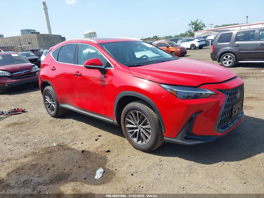 2025 Lexus Nx VIN 2T2GGCEZ6SC082999 IAAI salvage auction — SIDE, Salvage (Idaho), sold $12,000 on 2026-07-29 (photo 1)