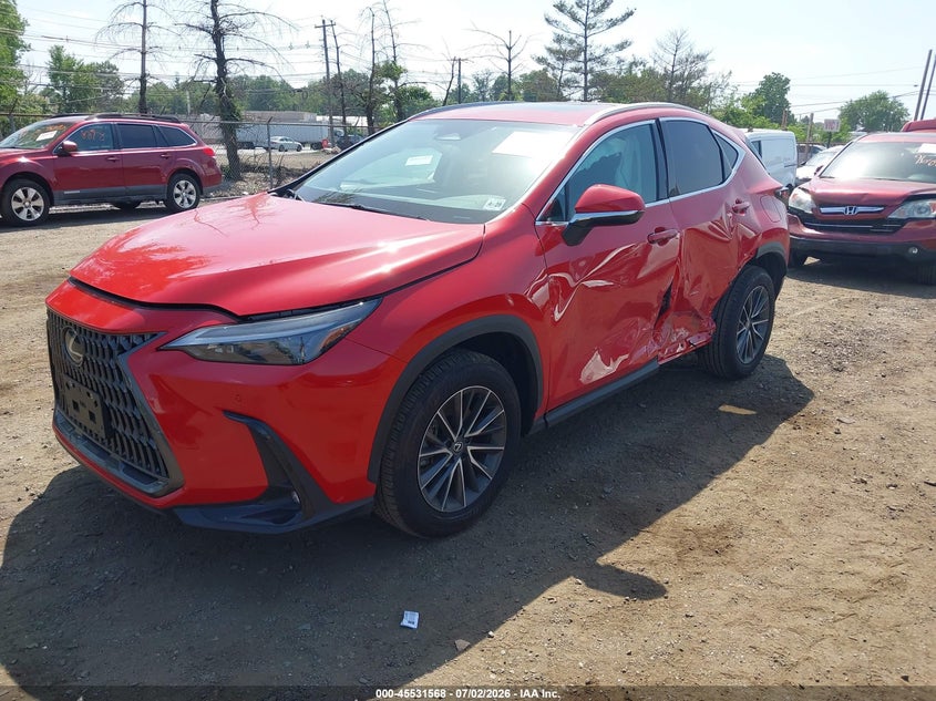 2025 Lexus Nx VIN 2T2GGCEZ6SC082999 IAAI salvage auction — SIDE, Salvage (Idaho), sold $12,000 on 2026-07-29 (photo 2)