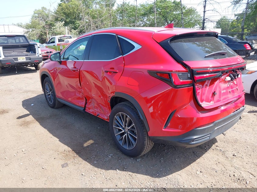 2025 Lexus Nx VIN 2T2GGCEZ6SC082999 IAAI salvage auction — SIDE, Salvage (Idaho), sold $12,000 on 2026-07-29 (photo 3)