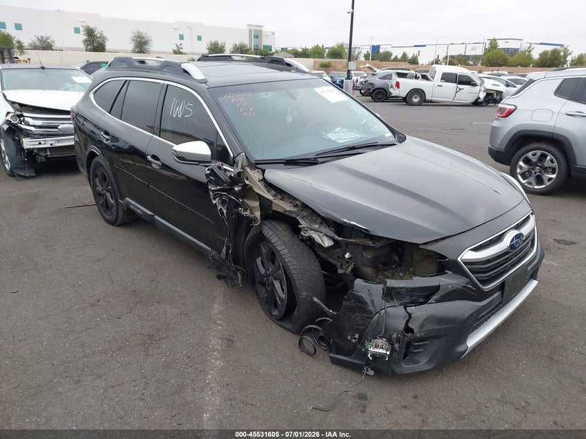 2020 Subaru Outback VIN 4S4BTAPC9L3195519 IAAI salvage auction — RIGHT FRONT, Salvage Certificate (California), sold $6,300 on 2026-07-26 (photo 1)