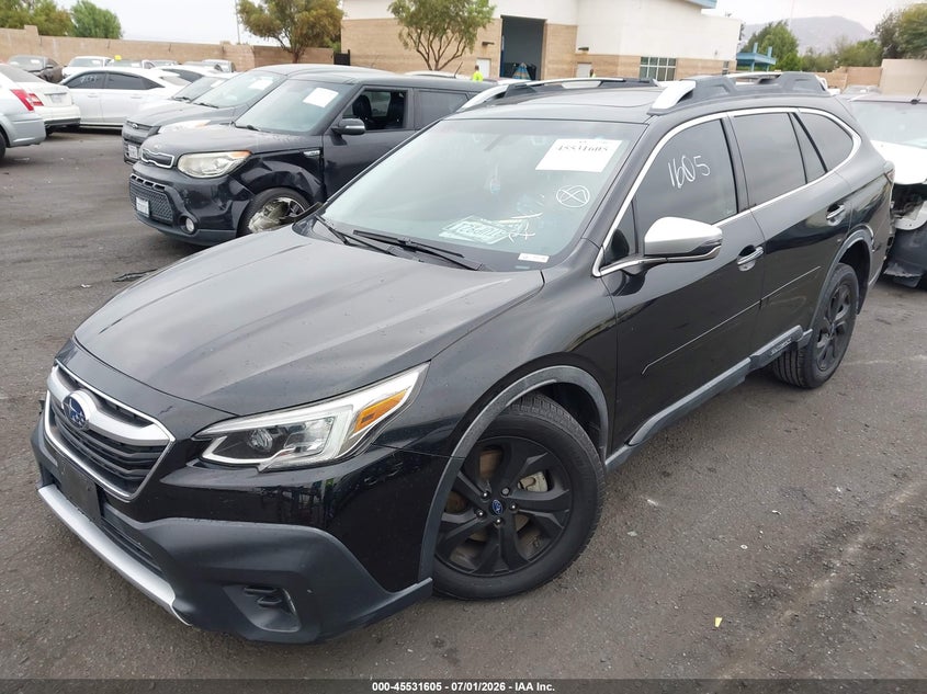 2020 Subaru Outback VIN 4S4BTAPC9L3195519 IAAI salvage auction — RIGHT FRONT, Salvage Certificate (California), sold $6,300 on 2026-07-26 (photo 2)