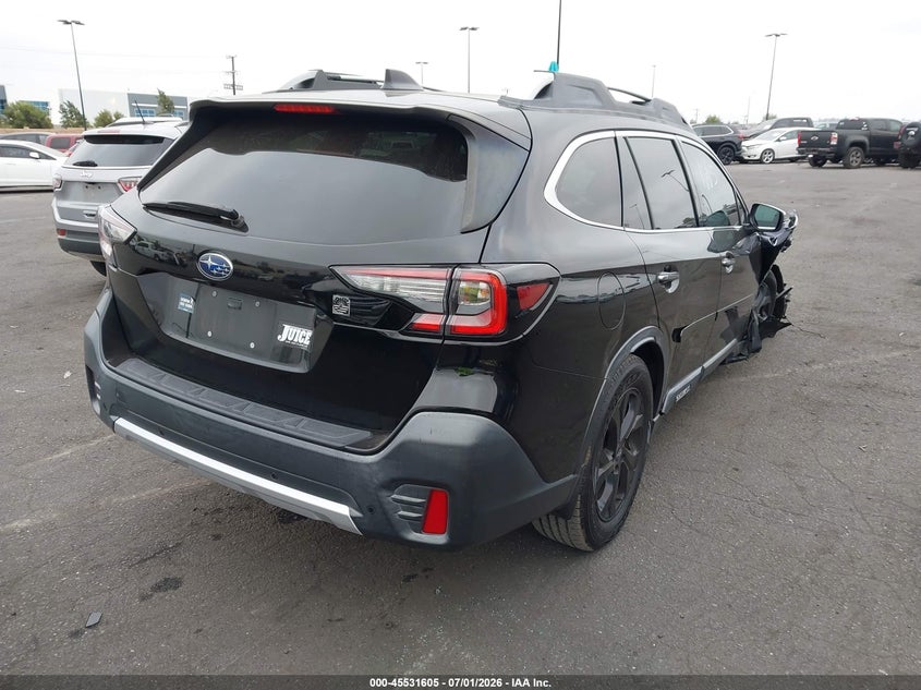 2020 Subaru Outback VIN 4S4BTAPC9L3195519 IAAI salvage auction — RIGHT FRONT, Salvage Certificate (California), sold $6,300 on 2026-07-26 (photo 4)