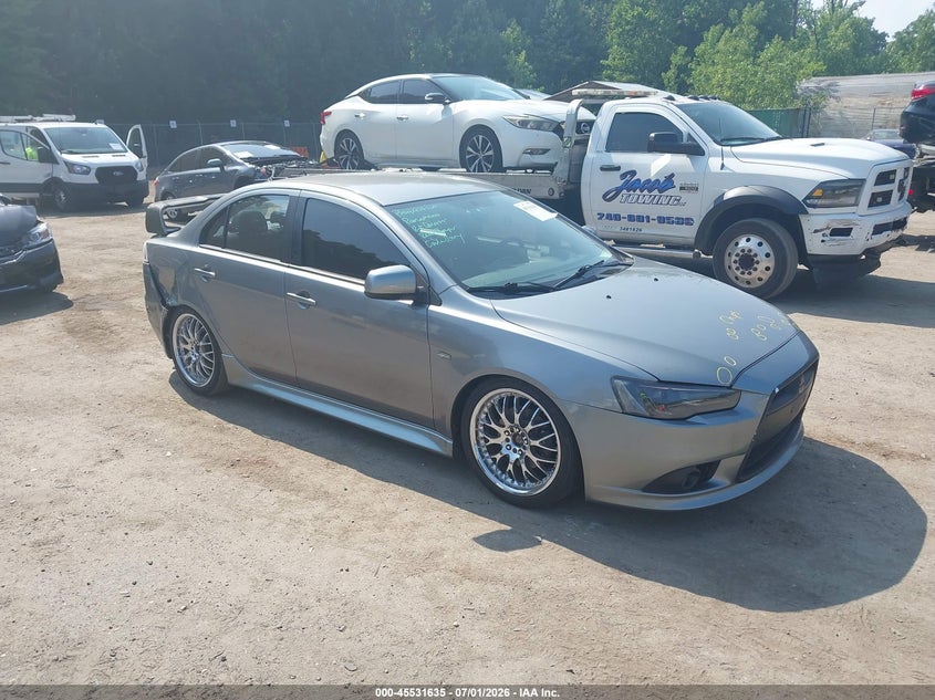 2012 Mitsubishi Lancer VIN JA32U8FW1CU005677 IAAI salvage auction — RIGHT REAR, Salvage - Greater Than 75% (Maryland), sold $500 on 2026-07-28 (photo 1)