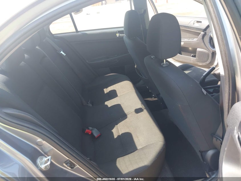 2012 Mitsubishi Lancer VIN JA32U8FW1CU005677 IAAI salvage auction — RIGHT REAR, Salvage - Greater Than 75% (Maryland), sold $500 on 2026-07-28 (photo 8)