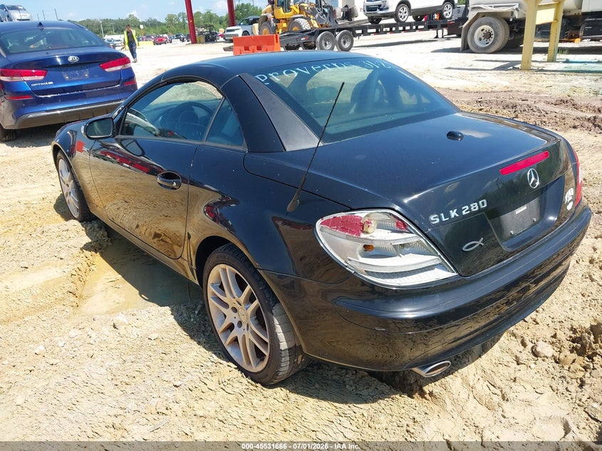 2007 Mercedes-benz Slk-class VIN WDBWK54F57F158422 IAAI salvage auction — NORMAL WEAR, Clear (Florida), sold $1,525 on 2026-07-14 (photo 3)
