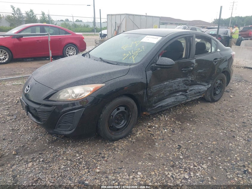 2010 Mazda 3 VIN JM1BL1SF6A1298427 IAAI salvage auction — RIGHT SIDE, Junk Bill Of Sale Mv2459 (Wisconsin), sold $400 on 2026-07-16 (photo 2)