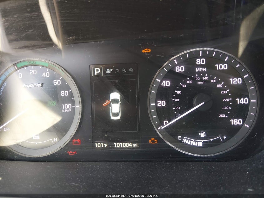 2016 Hyundai VIN KMHE24L13GA027897 IAAI salvage auction — NORMAL WEAR, Salvage Title, sold $550 on 2026-07-18 (photo 7)